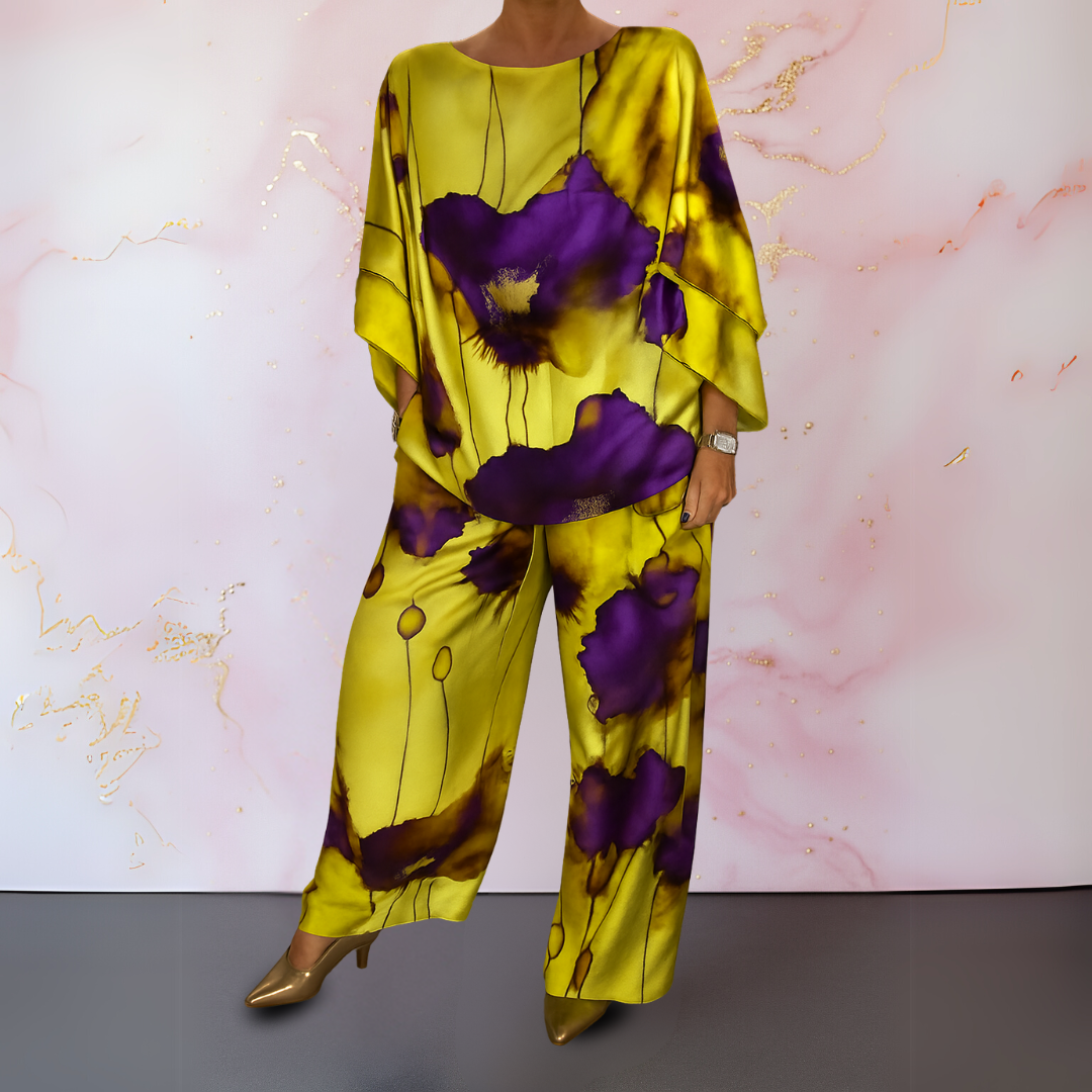 Elisabetta™ | Completo da donna in raso a due pezzi