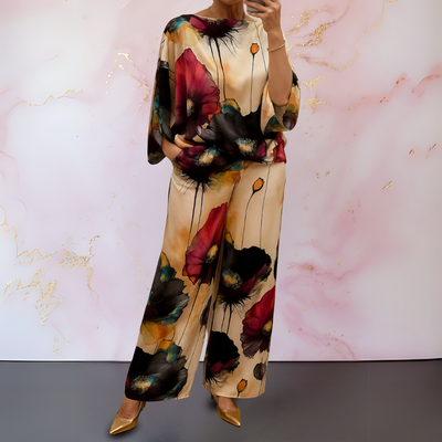 Elisabetta™ | Completo da donna in raso a due pezzi