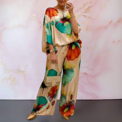 Elisabetta™ | Completo da donna in raso a due pezzi