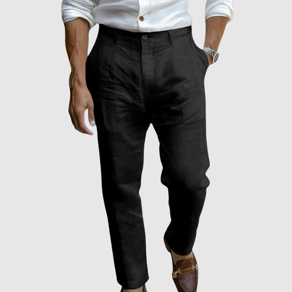 Antonio - Pantaloni in lino Tropez Chic
