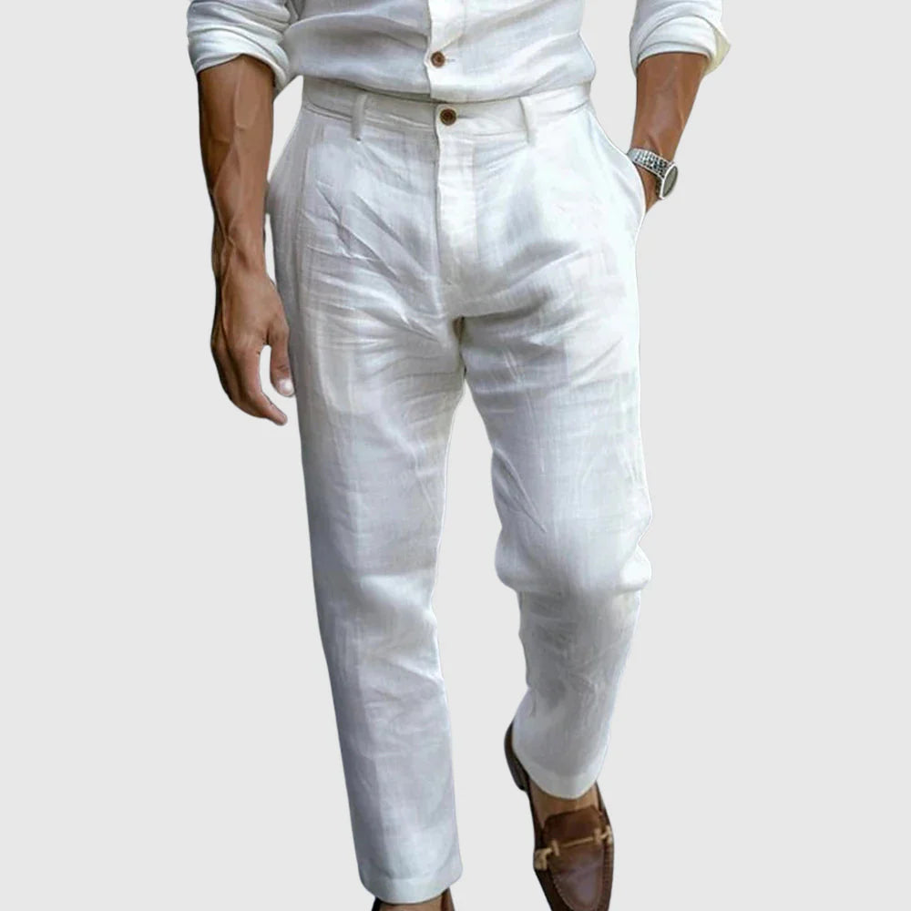 Antonio - Pantaloni in lino Tropez Chic