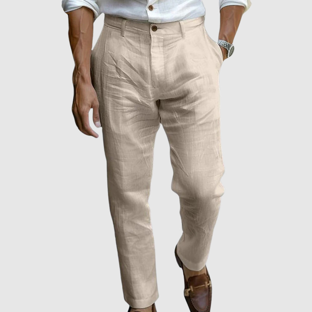 Antonio - Pantaloni in lino Tropez Chic