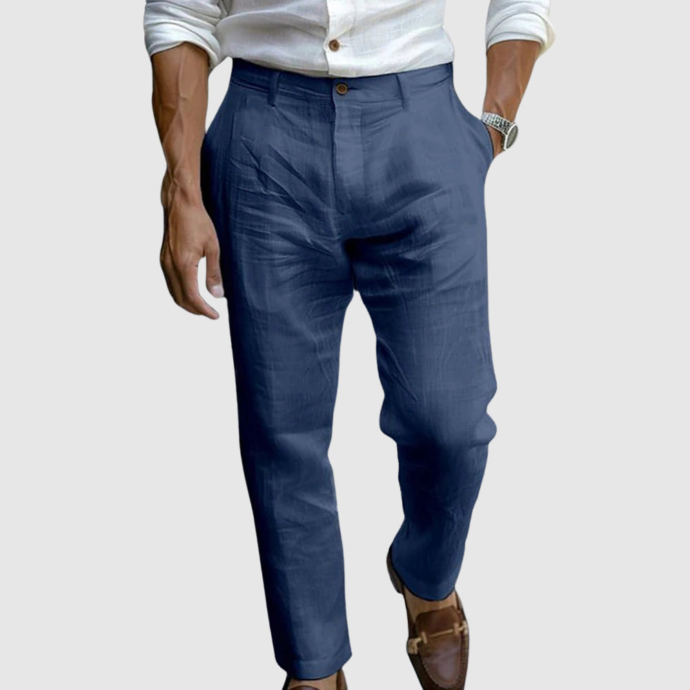 Antonio - Pantaloni in lino Tropez Chic