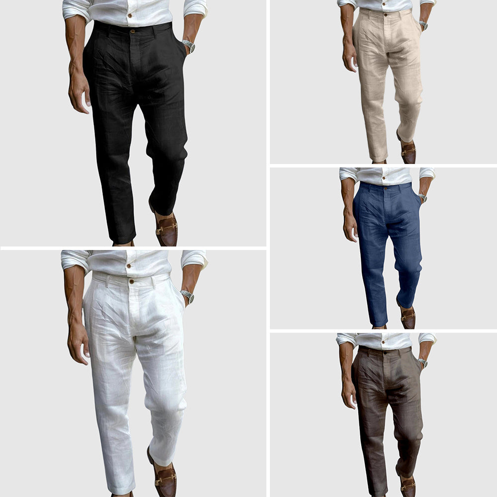 Antonio - Pantaloni in lino Tropez Chic