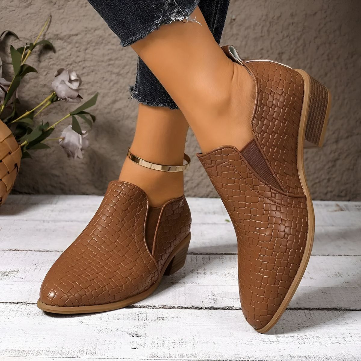 Eleonora™ | Scarpe Oxford Ortopediche in Pelle Vegana