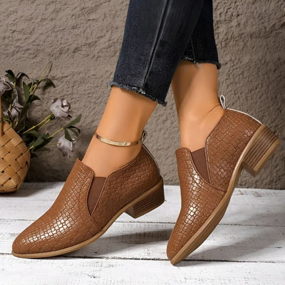 Eleonora™ | Scarpe Oxford Ortopediche in Pelle Vegana