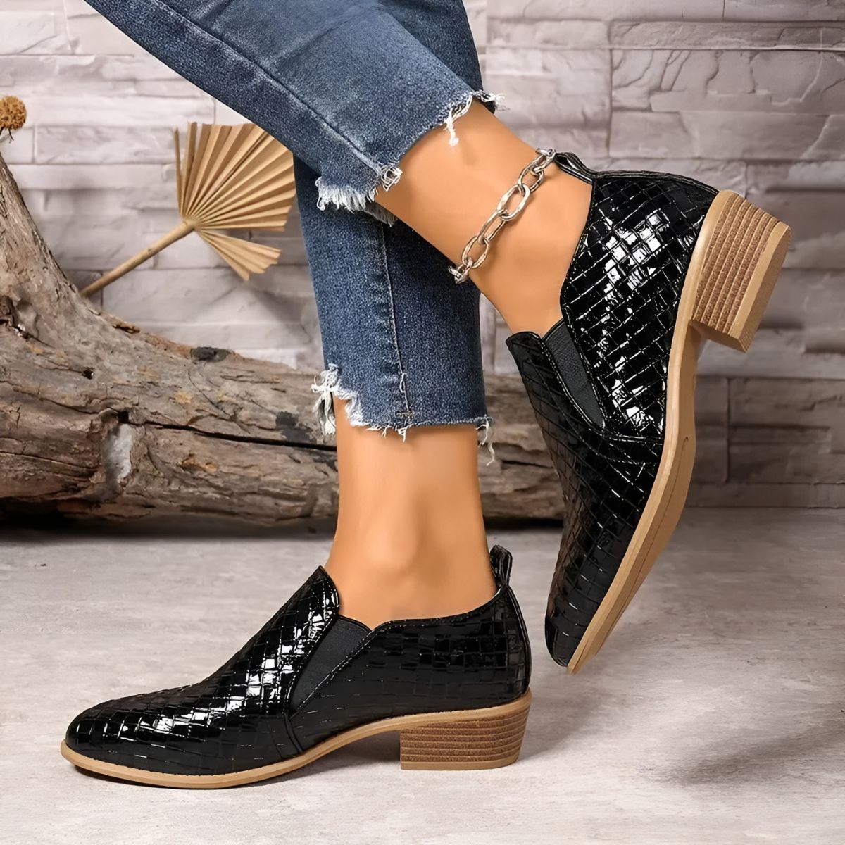 Eleonora™ | Scarpe Oxford Ortopediche in Pelle Vegana