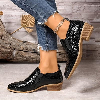 Eleonora™ | Scarpe Oxford Ortopediche in Pelle Vegana