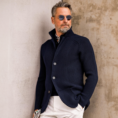 FEDERICO | CARDIGAN IN MAGLIA SENZA TEMPO